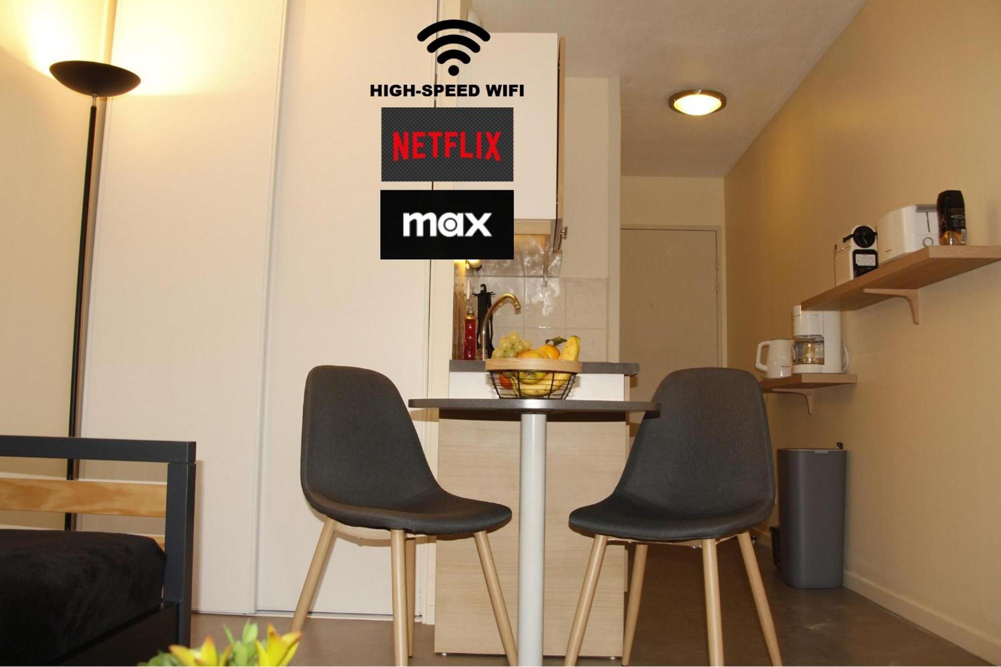 Grenoble Hyper-Centre + Wifi + Netflix Apartment Luaran gambar